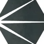 Starline Black  Hexagon Hex