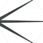 Starline White  Hexagon Hex