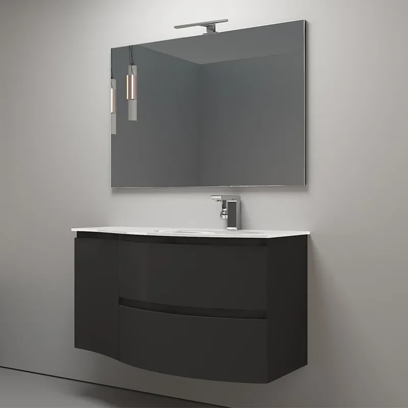 BH Vague Side Cabinet 1 Door BLACK MATT — Նկար 3