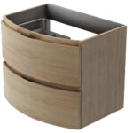 BH 54834 Vague Base Cabinet 2 Drawers TOBACCO OAK