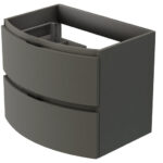 BH 54905 Vague Base Cabinet 2 Drawers TAUPE MATTE