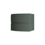 BH 55660 Olimpia Base Cabinet 2 drawers Fluted Fronts MATT GREEN