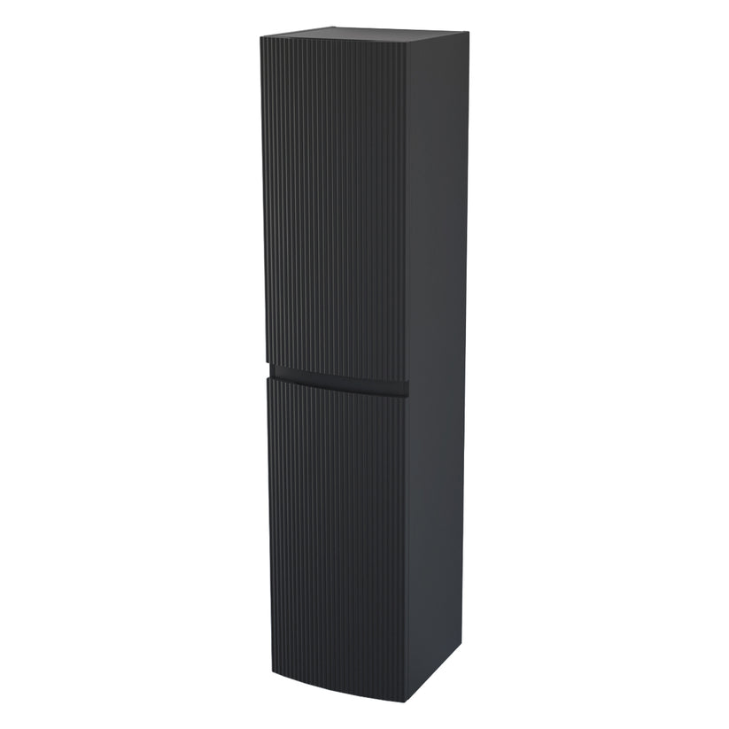 BH Olimpia Linen Cabinet Fluted Fronts GRAPHITE — Նկար 1