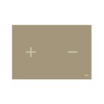 878701 PUSH PLATE GLASSY TAUPE