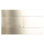 888561 PUSH PLATE SLIM INOX WHITE GOLD